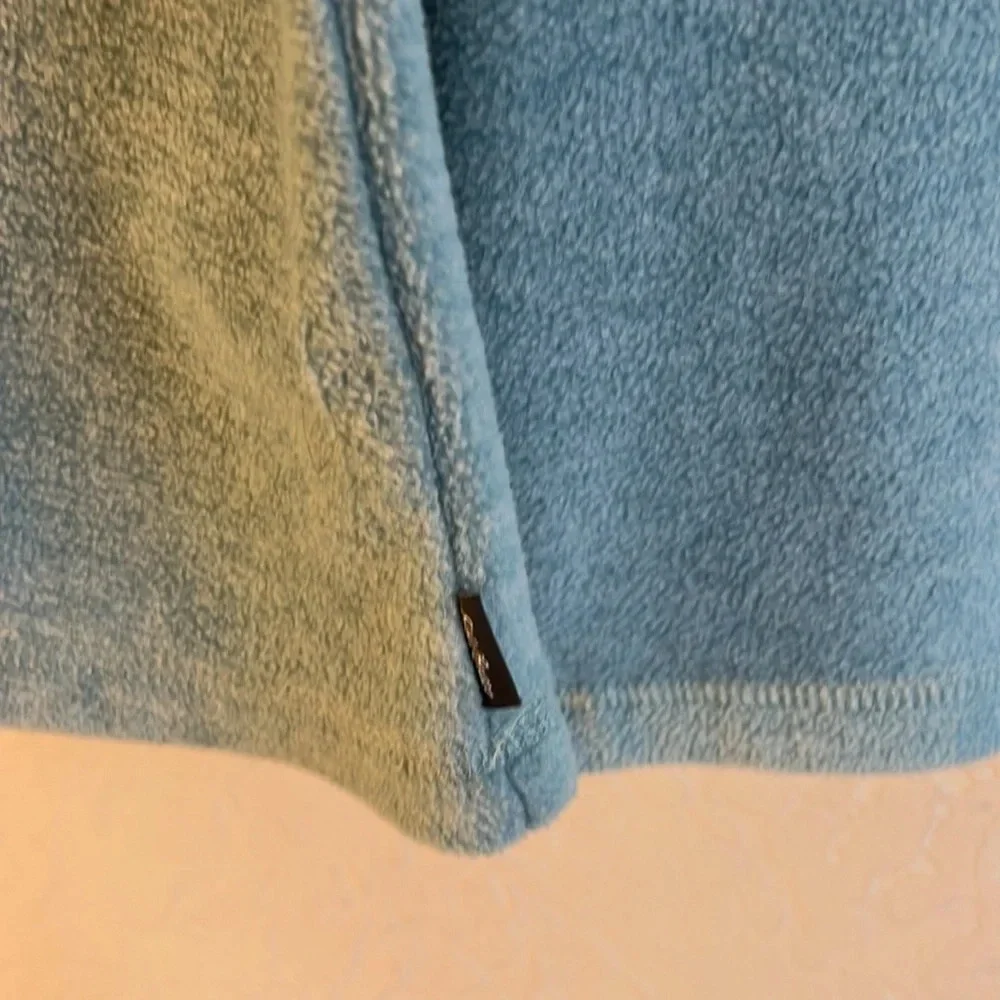 Eddie Bauer Light Teal Half-Zip Pullover Sweatshirt - Picture 4 of 10